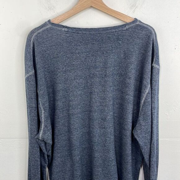 Reclaim Men's Blue Standard Fit Long Sleeve Thermal Shirt Size XXL Soft Comfy - Picture 7 of 12